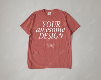 Comfort Colors 1717 Kreuzkümmel T-shirt Mockup (JPEG Digitale Datei)