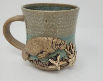 Made to Order: Underwater Manatee mug