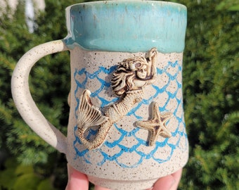 Made to Order: Mermaid and scales mug