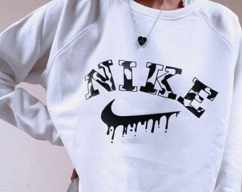 nike cow print sweatshirt