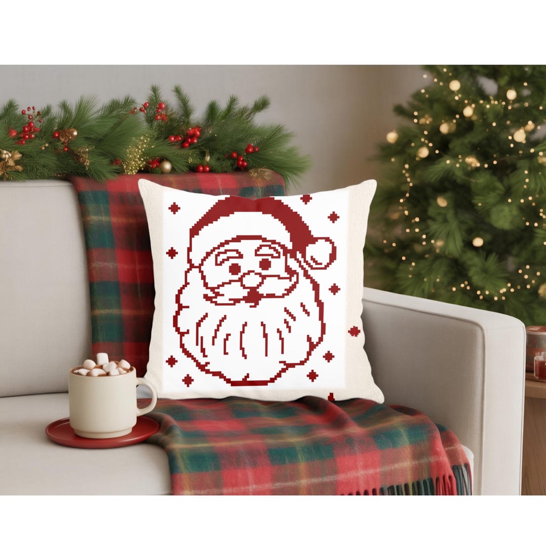 Santa Tapestry Crochet Graphghan Pattern - Etsy