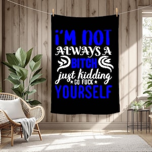 Not A Bitch  Crochet Graphghan Pattern