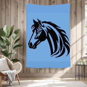 Modello all&#39;uncinetto &quot;Horse Love&quot;
