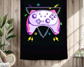 Gamer Graphghan Crochet Pattern