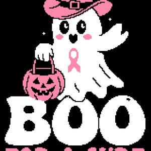 Boo For A Cure Virkat Graphghan Mönster