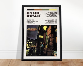 Ingelijste Ziggy Stardust-poster | David Bowie-print | Originele Iggie Art