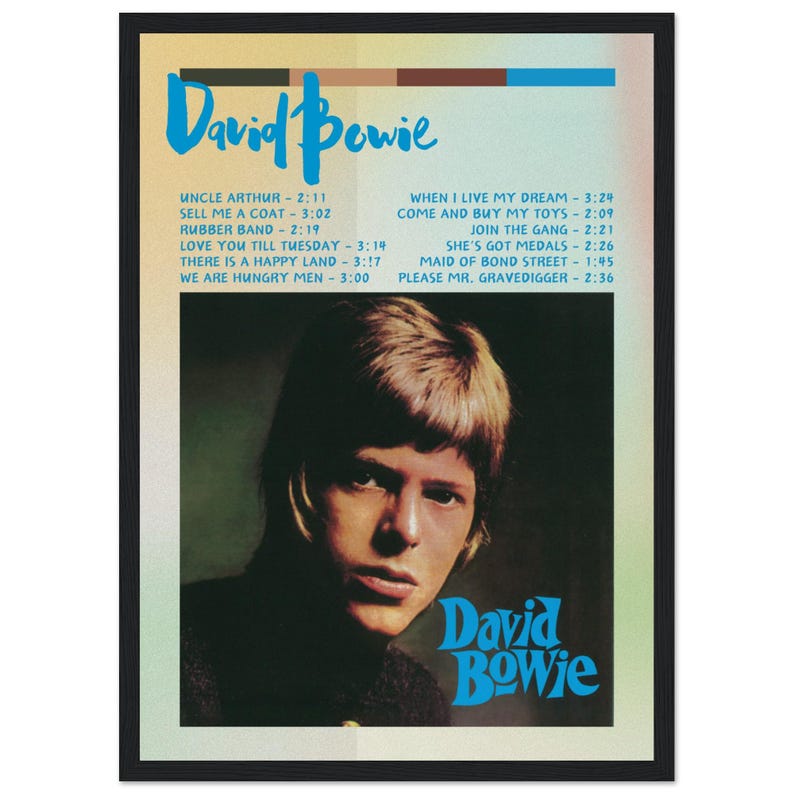 Framed David Bowie Album Poster | David Bowie Print | Original Iggie ...