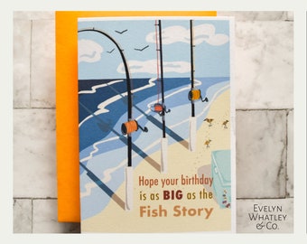 Hope Your Birthday is a BIG as the Fish Story