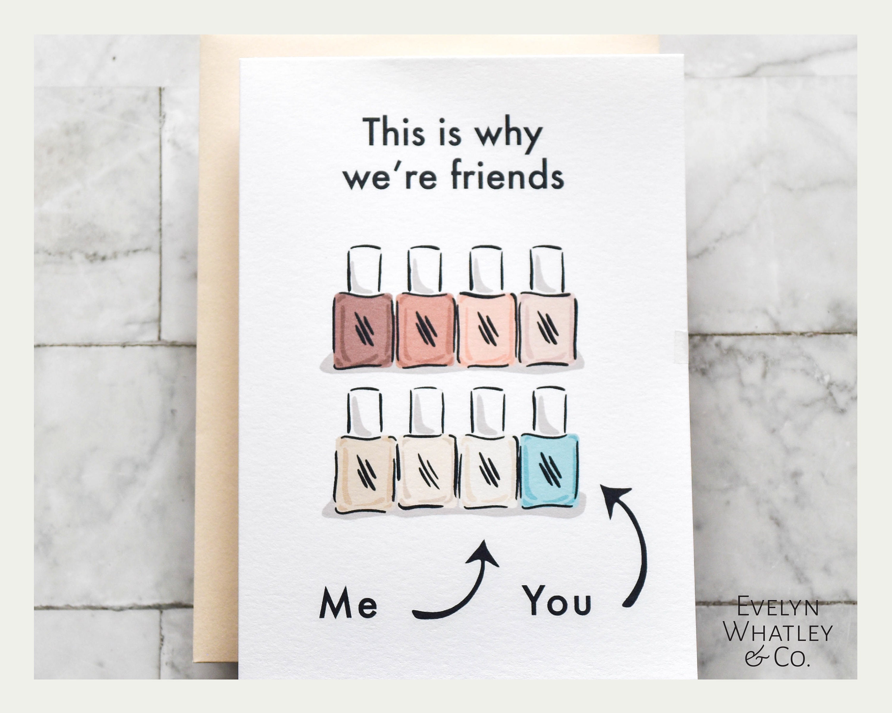 This is Why We're Friends Fun Friendship Card - Etsy