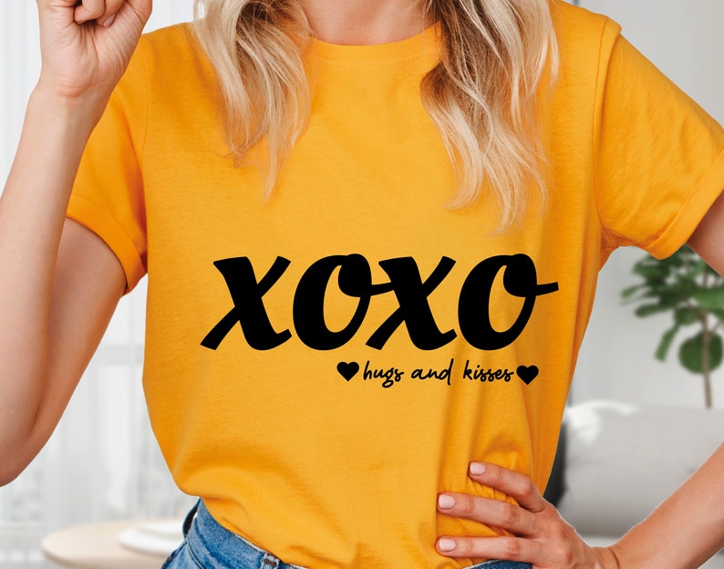 Hugs and Kisses SVG PNG PDF Xoxo Svg Heart Svg Valentines - Etsy