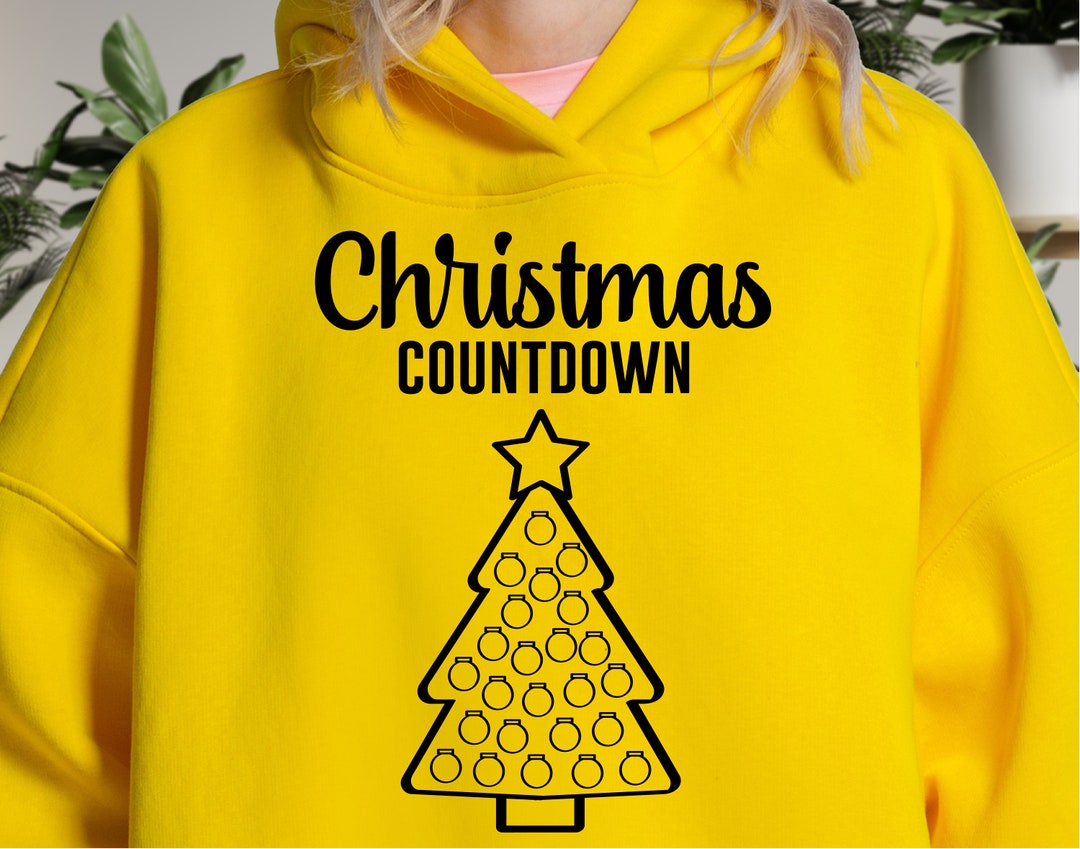 Christmas Tree Countdown Svg Png Svg, Christmas Countdown, Christmas