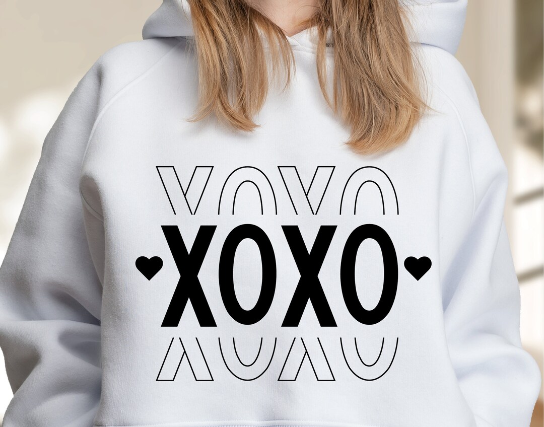 Hugs and Kisses SVG PNG PDF Xoxo Svg Heart Svg Valentines - Etsy