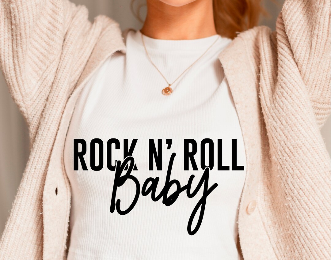 Rock Baby SVG PNG PDF Eps Jpg Baby Svg Rock and Roll Baby Etsy