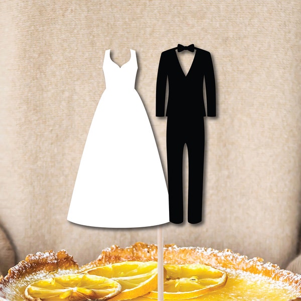 Wedding Dress & Tuxedo Svg Png, Wedding Dress Svg, Wedding Party Svg, Bachelorette Svg, Mr And Mrs Svg, Bride And groom Svg, Cake topper Svg