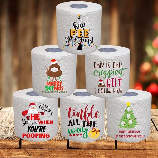 Christmas Toilet Paper Etsy Australia
