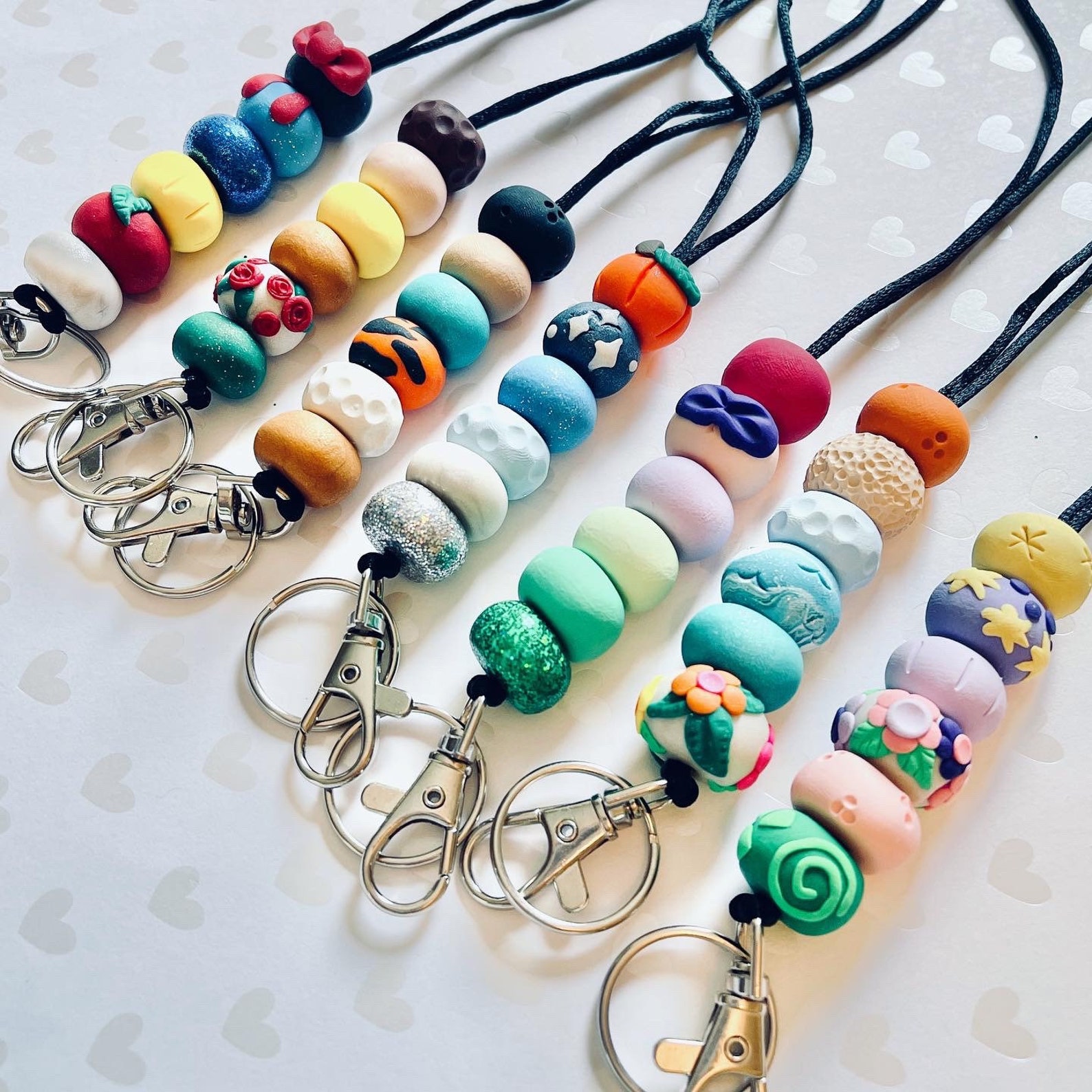 Magic Princess Lanyards Polymer Clay Bead Teacher Lanyard Etsy