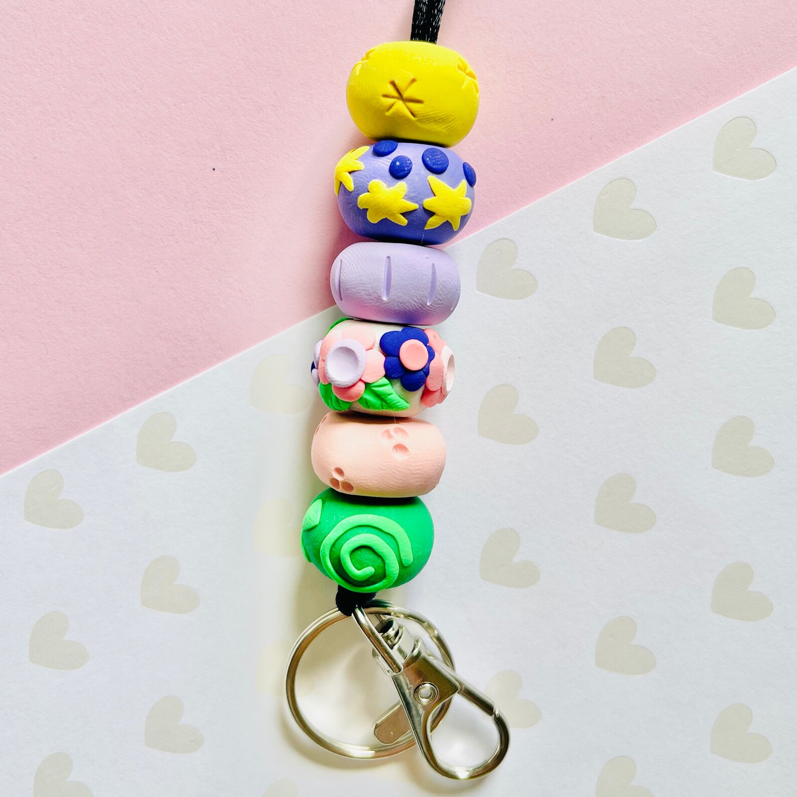 Magic Princess Lanyards Polymer Clay Bead Teacher Lanyard Etsy