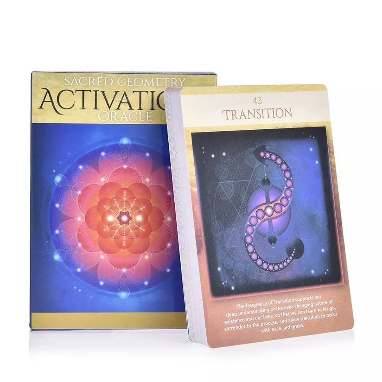 Sacred Geometry Activation oracle tarot Card Deck 44 cards Etsy