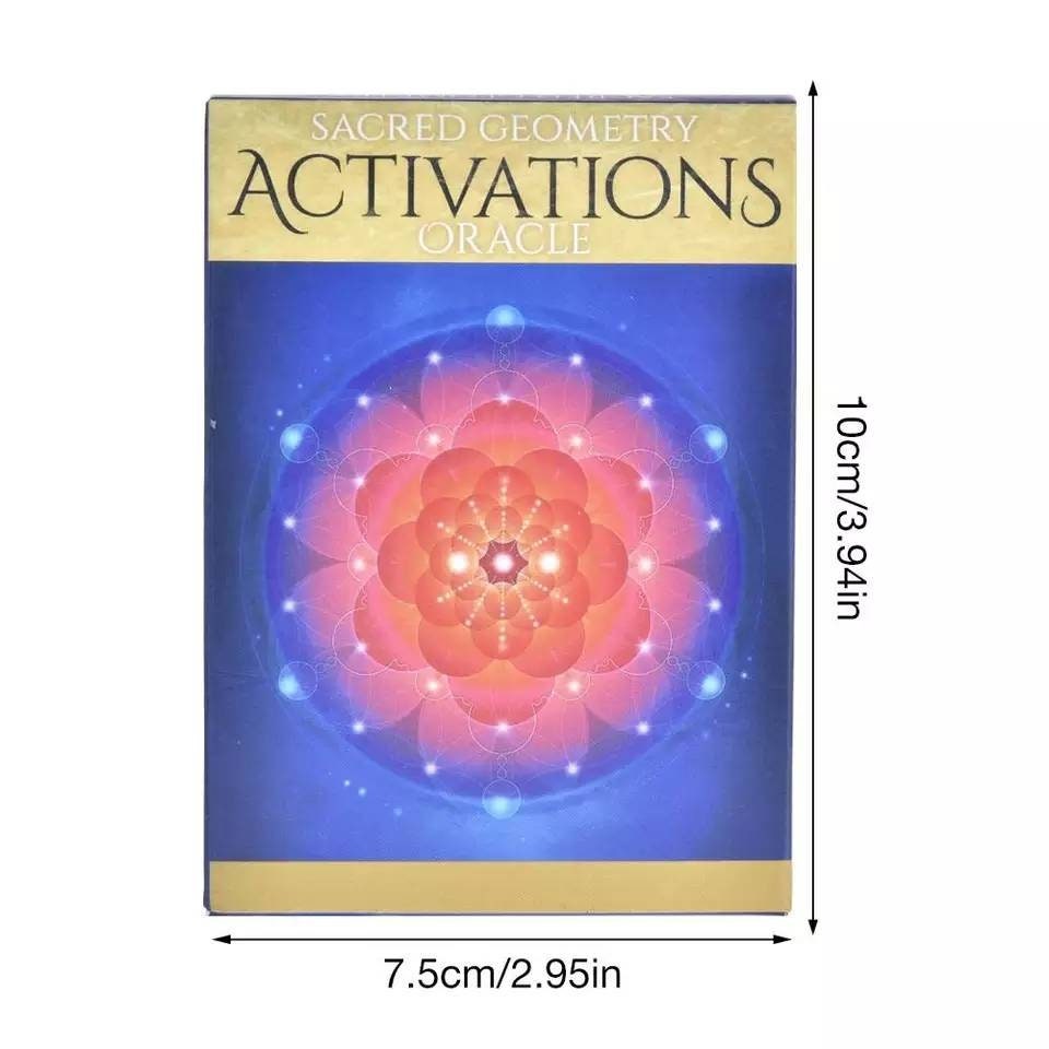 Sacred Geometry Activation oracle tarot Card Deck 44 cards Etsy