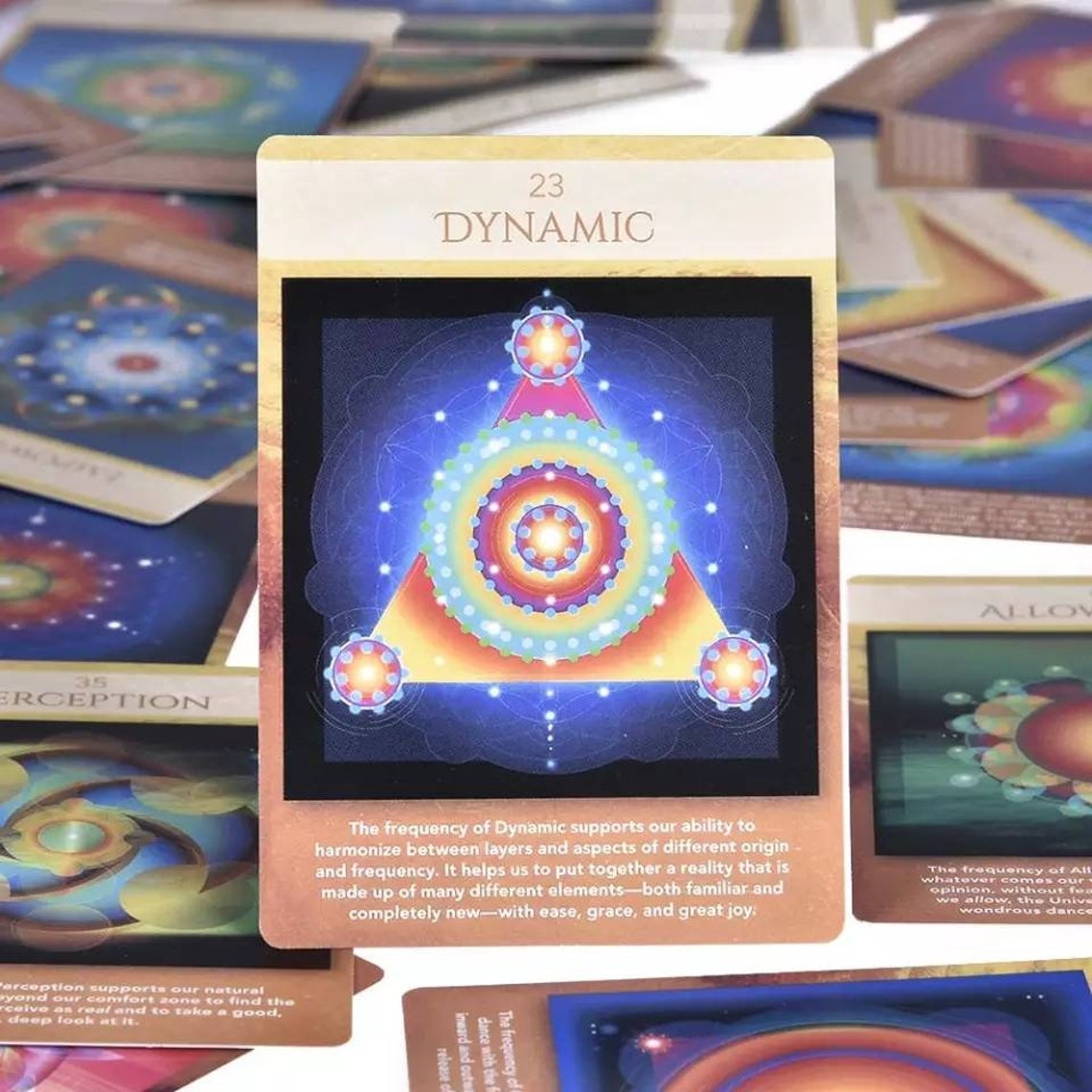 Sacred Geometry Activation oracle tarot Card Deck 44 cards Etsy