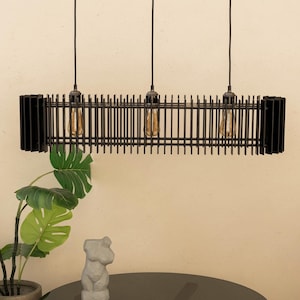 Wood Ceiling Light, Wooden Lamp, Mid Century Chandelier, Pendent Lights, Hanging Lamp, Plafonnier, Wood Chandelier, Chandelier Lighting