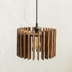 Wooden Chandelier, Wood Pendant Light Wood Lighting, Kitchen Lighting, Modern Light, Wood Ceiling Light, Scandinavian Pendant, Wood Lamp