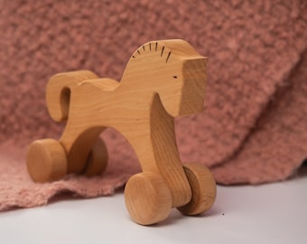 Juguetes de madera para niños - Juguetes Montessori hechos a mano, Juguete educativo - Decoración de guardería para bebés