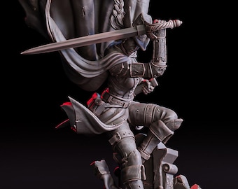 Female Fighter Swashbuckler Rogue | 5 Sizes /Scales | Player Character | D&D 5e Pathfinder
