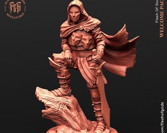 Rogue Assassin  Ranger | 28mm, 32mm,54mm, 75mm, 100mm Scale Resin Miniature | Dungeons and Dragons | Daybreak  Miniatures