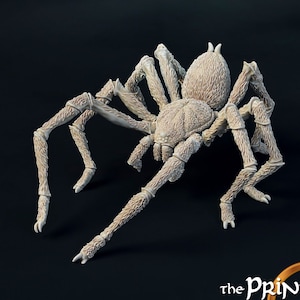 Giant Spider | Miniature |28mm Scale/32mm Scale/54mm/75mm Scale |Pathfinder Figure | DnD 5E | Figurine unpainted | The Printing Goes Ever On