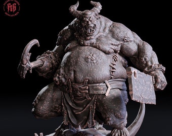 The Butcher Demon | 28mm Scale | 32mm Scale | 75mm Scale - Boss