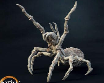 Giant Spider | Miniature |4 Sizes /Scale |Pathfinder Figure | DnD 5E | Figurine unpainted