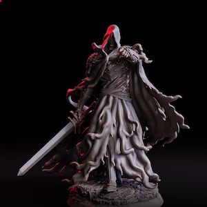 Wraith Undead, Demon Fiend, Resin Miniature | 28mm, 32mm,54mm, 75mm,100mm Scale  | Dungeons and Dragons D&D 5e Pathfinder | Flesh of Gods