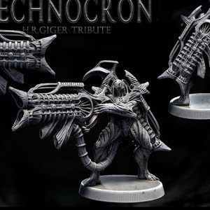 Sci-Fi Miniature Robot Infantry | Base Diameter Sizes: 25mm,32mm, 50mm, 65mm,80mm | Resin Mini