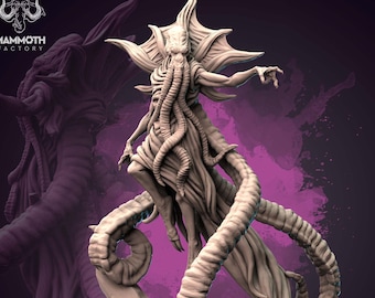 Mind Flayer, Illithid  Overseer figure | 28mm, 32mm, 54mm,75mm Scales | Dungeons and Dragons | Pathfinder  DnD 5e | Mindflayers | Mindflayer