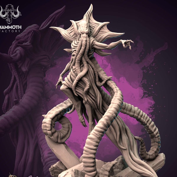 Mind Flayer, Illithid  Overseer figure | 28mm, 32mm, 54mm,75mm Scales | Dungeons and Dragons | Pathfinder  DnD 5e | Mindflayers | Mindflayer