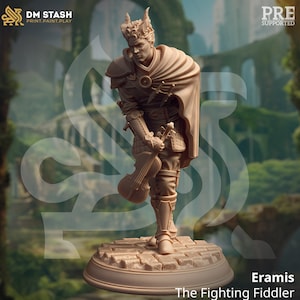 Barden Halb Tiefling-Elf, Eladrin Miniatur | 28mm, 32mm,54mm,75mm, 100mm Skalen | Dungeons and Dragons 5E | DM Versteck
