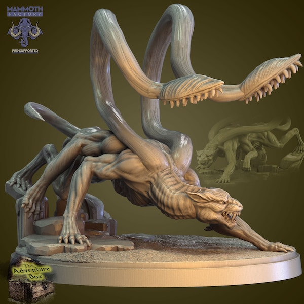 Displacer Beast, Phase Panther | Scales 28mm,32mm,54mm, 75mm | Megaboss | Dungeons and Dragons | Pathfinder | Mammoth Factory