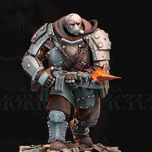 Weterani armii Sci-Fi w miniaturze | 5 rozmiarów podstawek (zobacz opis) | Miniatura żywiczna | Morior Iron Guard