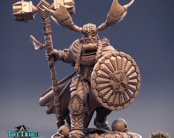 Druid Cleric Player Character | NPC Shaman | 3 rozmiary / skala Resin Miniature D&D 5e
