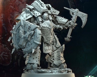 Miniatura di Cavaliere Spaziale / Berserker / Figura fantascientifica in resina, 5 misure