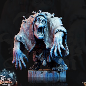 Undead Spawn, Demon Slave Minion | 28mm, 32mm, 75mm Scale | Undead Dungeons and Dragons 5e Miniatures | Pathfinder | Archvillain games