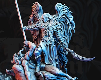Battleforce Angel Paladin of Vengeance Celestial 28mm, 32mm, 75mm Scales  Dungeons and Dragons 5e Figure Pathfinder Archvillain Games - Etsy