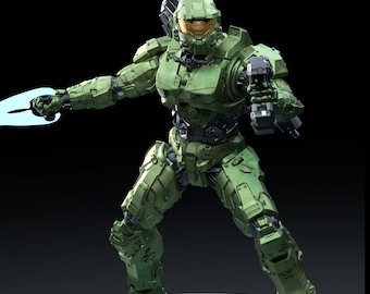 Sci-Fi Spartan Miniature | Space Warrior Melee Fighter | Futuristic Resin Figure