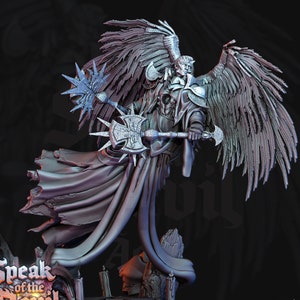 Fallen Angel | 32mm, 75mm Scales | Angel Succubus Miniature | Dungeons and Dragons Miniatures | Pathfinder Miniatures |