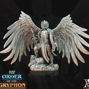 Himmlischer Engel, Solar, Deva | 28mm, 32mm, 75mm Skalen | Dungeons and Dragons 5e Figur | Pfadfinder | Erzbösewicht Spiele