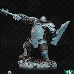 Weterani armii Sci-Fi w miniaturze | 5 rozmiarów podstawek (zobacz opis) | Miniatura żywiczna | Morior Iron Guard