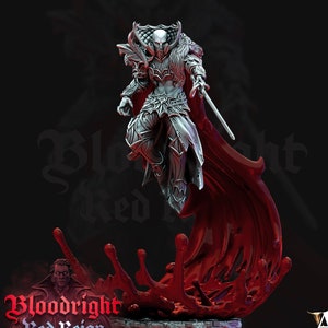 Vampire Count Evil Bloodcloaks | 28mm, 32mm, 75mm Scale | Undead Dungeons and Dragons 5e Miniatures | Pathfinder | Archvillain games