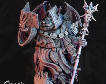 Greater Devil - Amnizu, styx Miniature| Medium 35mm, Large 50mm, Huge 65mm (BASE Sizes) |Demon
