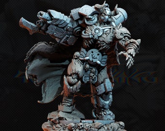 Kosmiczny Pirat | Grimdark Headhunter | Żywica 28 mm 32 mm 54 mm 75 mm